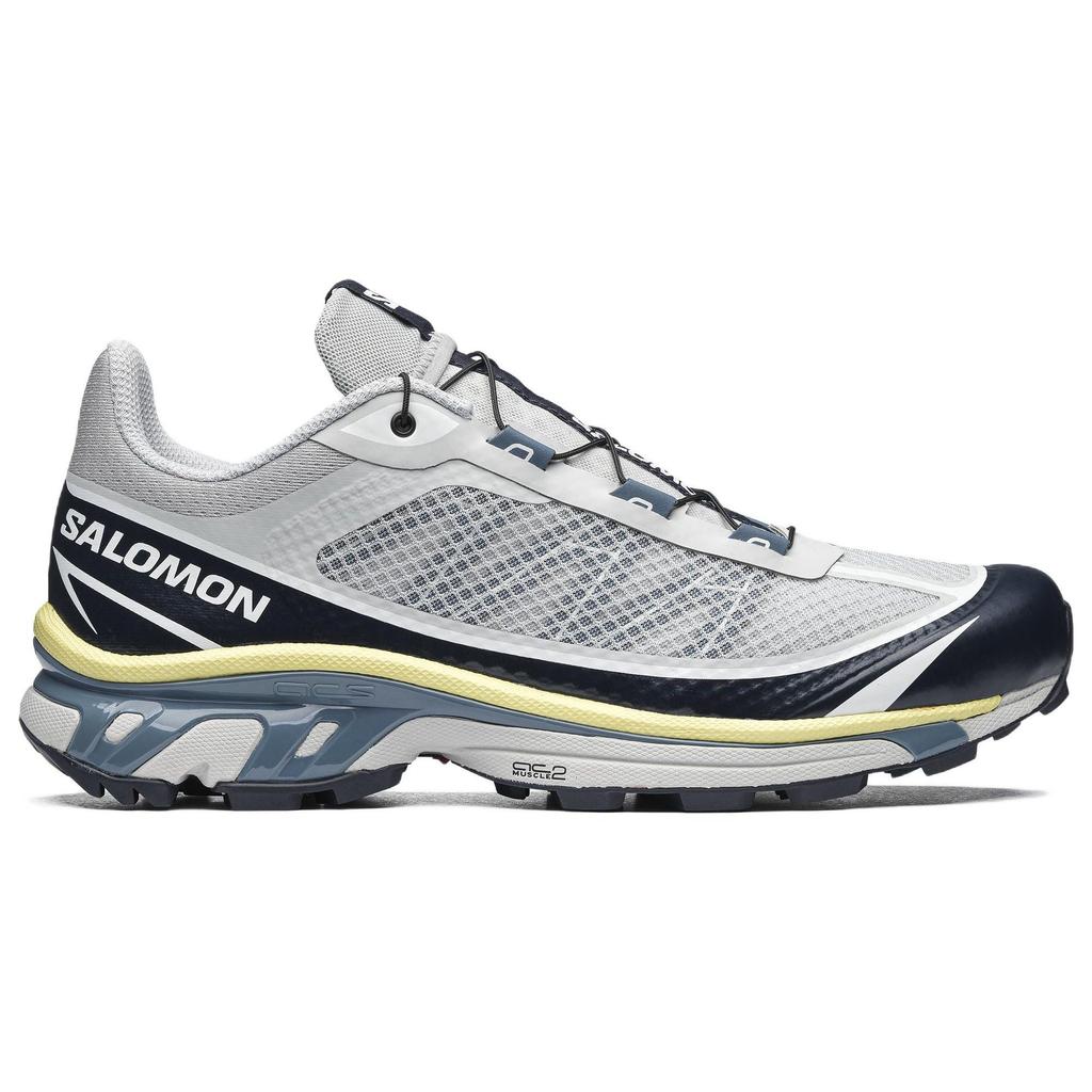 Salomon Comfortable Non-Slip Wrap Low-Top Casual Running Shoes Unisex Sneakers Gray Black Yellow 417427
