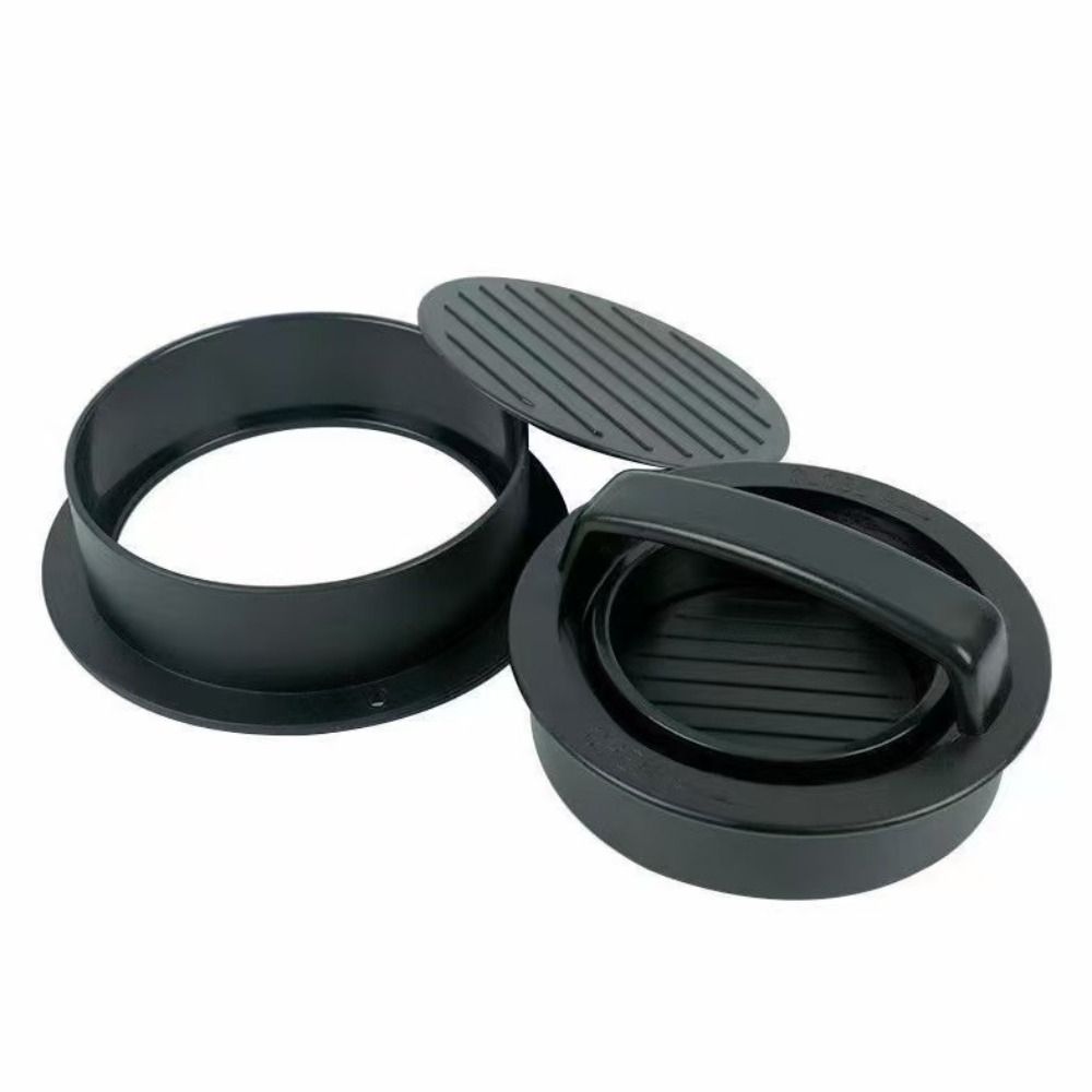 Non Stick 3 in 1 Burger Press Round Shape Silicone Oil Paper Stuffed Burger Patty Press BPA free Food-Grade Patty Maker Mold