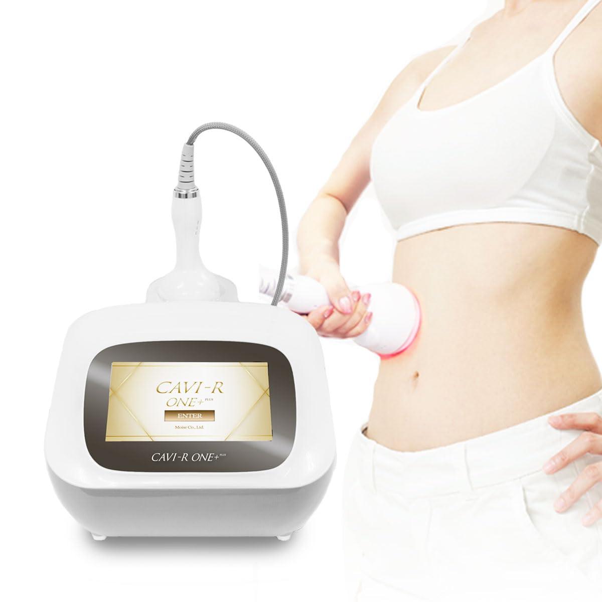 

Caviar One Plus 40kHz Radio Wave RF Home Beauty Equipment Esthetics 1MHz Heat Facial Esthetics Equipment in CAVI-R ONE+ [Made Japan]