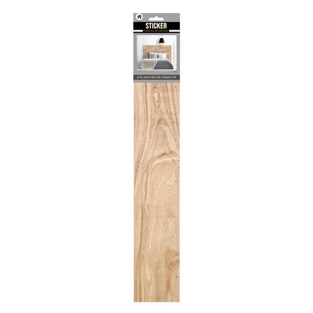 

Les Trésors De Lily [R1495] - Набор из 6 наклеек Imitation Wood - 60x10 см коричневый