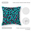 Leopard Print Cushion Cover Comfortable Reversible Pillow Cover Ideal For Car Sofa Bedroom & Beyond