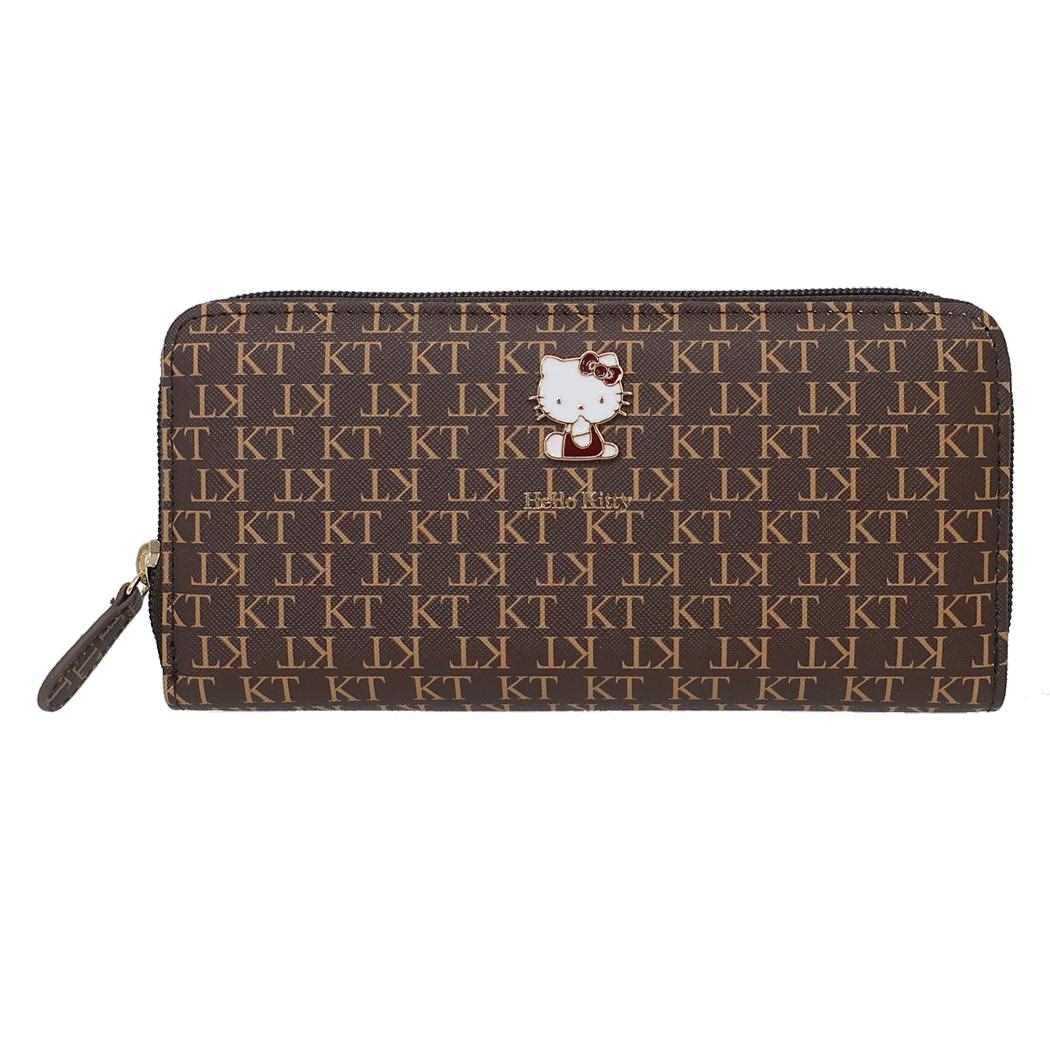 

Wallet Long Wallet Round Zipper Monogram SR8 Hello Kitty Chocolate [Aldi] Women s SR8-11KTCH