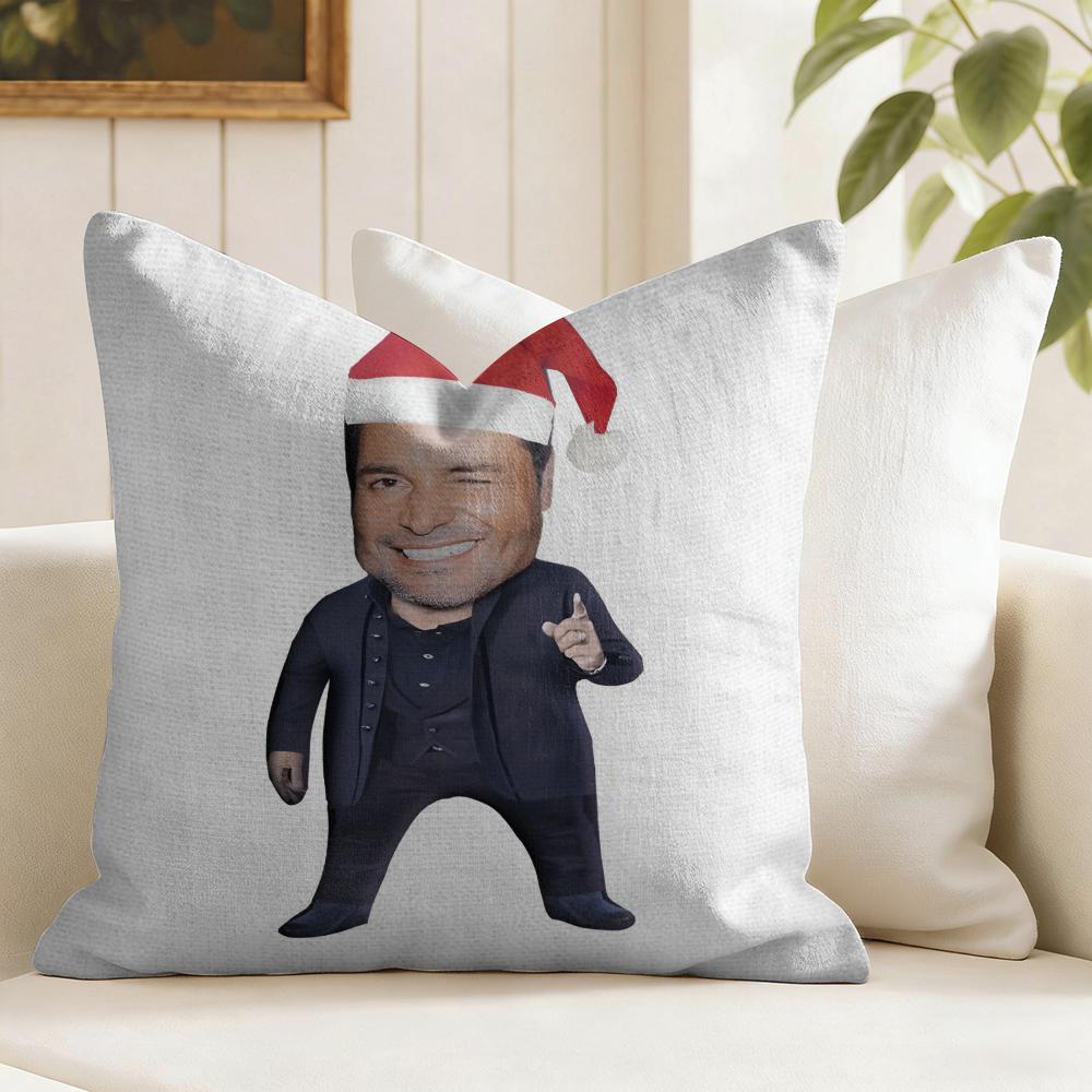 CChayanne Chiquito MMeme Cushion Cover Eco Linen Pillow Case DoubleSided Print Breathable Durable Zipper Home Decor Gift