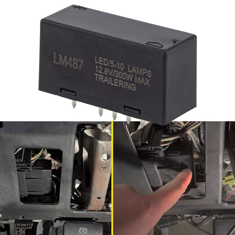 LED Flasher Relay Turn Signal Replace For Chevrolet For Tahoe 2003-2007 LM487 10383321 Led Turn Signal Flasher Relay Car Parts