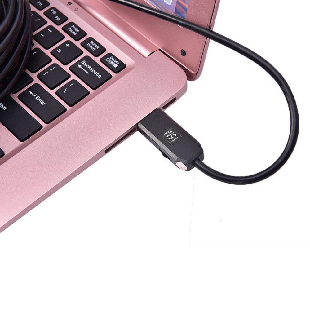 Cámara de inspección de tuberías HD USB de Alcantarilla Desagüe endoscopio vídeo impermeable IP66 15M Cámara de inspección de tuberías HD USB de Alcantarilla Desagüe endoscopio vídeo impermeable IP66 15M