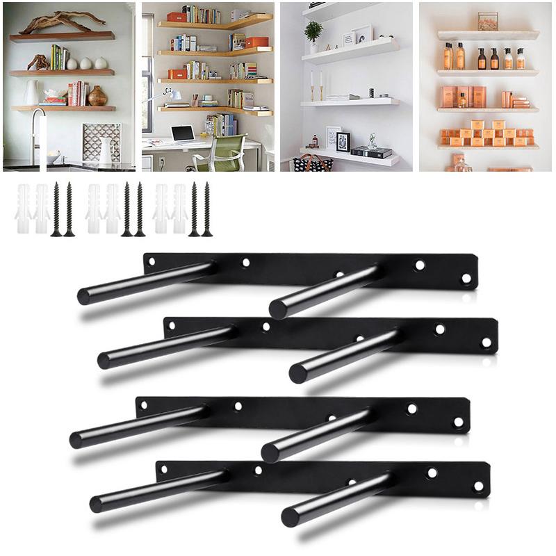 Buy Heavy Duty Blind Shelf Support Hidden Brackets for Floating Wood Shelves Floating Shelf