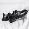 Spring Black Dress Men Leather Shoes Formal Casual Safety Shoes Men Driving Work Derby Shoes Work Business Casual Sneakers