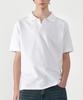 UNTAPPED STUDIO Cotton Pique Slit Neck Collared Short Sleeve Polo Shirt 3 Colors (Type A)