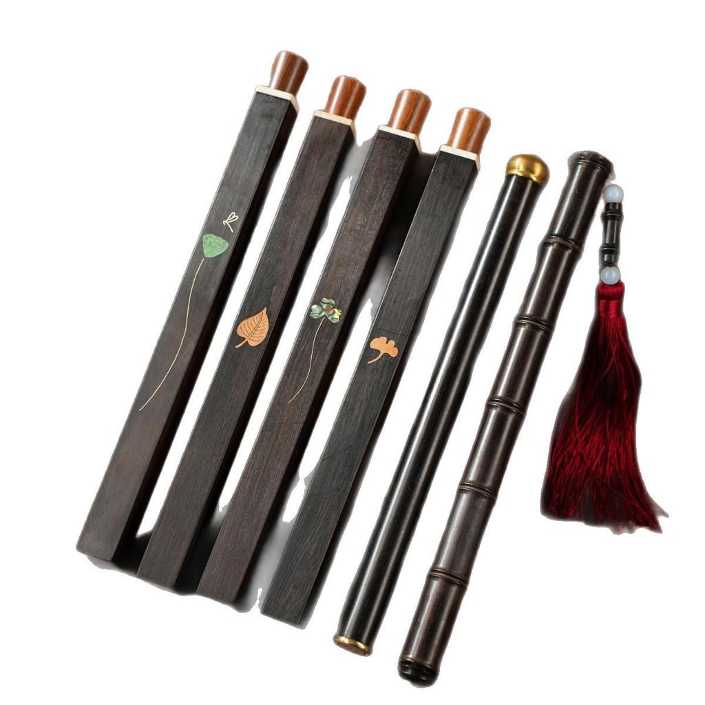 Black Ebony Wood Incense Holder - 10g Pack for Home Use Gift Giving, Elegant Agarwood & Sandalwood, Exquisite Incense Burner
