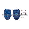 Ford 3-Button Car Key Shell (Blue) with Rear Battery