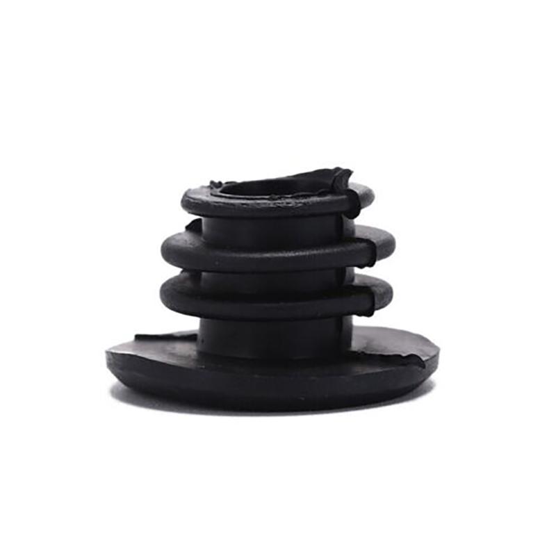 6pcs Bike Black Mini Rubber Grip Handlebar Bar End Plugs Stoppers Caps