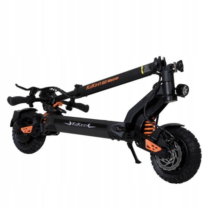 KUKIRIN G2 Master - Trottinette électrique pliable - Double moteur 2000W - Batterie 52V 20.8Ah - Amortisseurs hydrauliques - Noir
