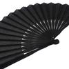 [Stylish Kimono Iroha] Black Dyed Fan, Funeral Fan, Formal, Matsujuan, Funeral Fan (Women's, 20.5cm)