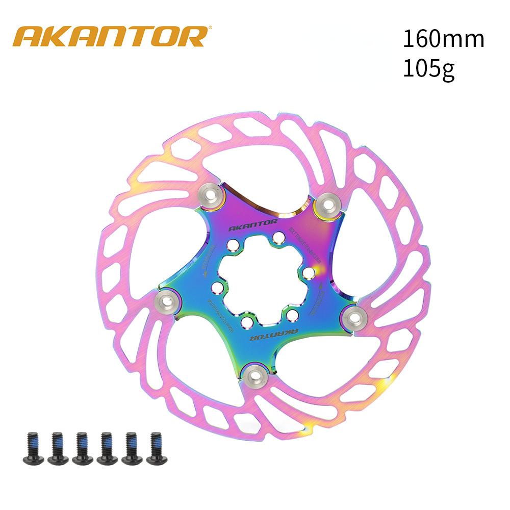 Akantor MTB Fahrradbremsscheiben 160/180/203 mm Scheibenbremsen Rotor Straße Mountainbike Bremsscheibe Schwimmende Rotoren Fahrrad