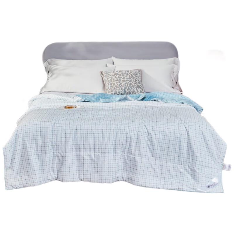 

Toner Square Grid Polyester Summer Quilt