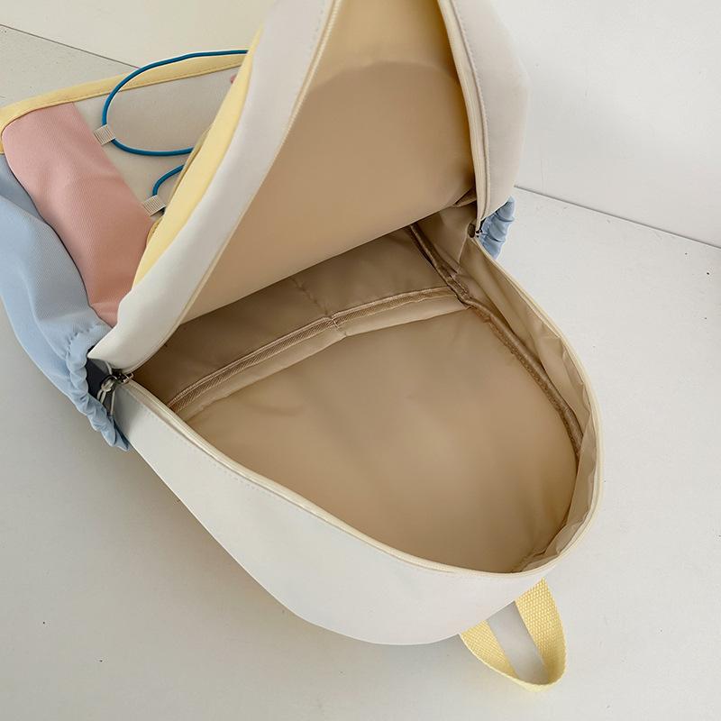 School Bag Korean Version Casual Small Fresh Versatile Backpack Light Going Out Backpack High Value Ins College Style Girl School Bag