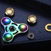 Copper Cap Hand Spinner Plating Colorful Fingertip Toy Fingertip Gyroscope  Office