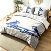 Blue Jays Academy 3pc Duvet Cover Set Simple Modern Bedding Set Wrinkle Resistant Soft Fabric All Season Use a Perfect Gift