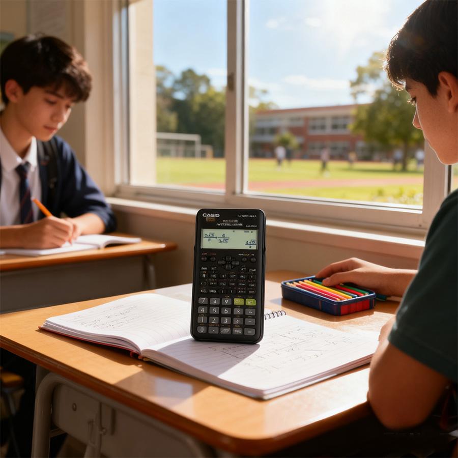 Casio Wissenschaftlicher Taschenrechner - Geeignet für Arbeit und Schule FX-82ES