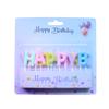 Birthday Party Colorful English Letters HAPPY BIRTHDAY Candles Romantic Party Candy Color Decoration