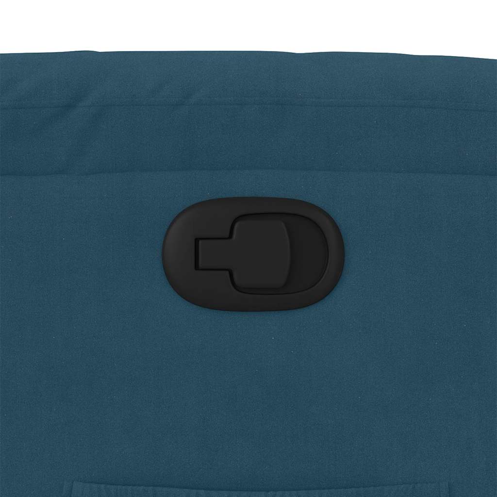 Recliner with Rising Assistance Blue Velvet