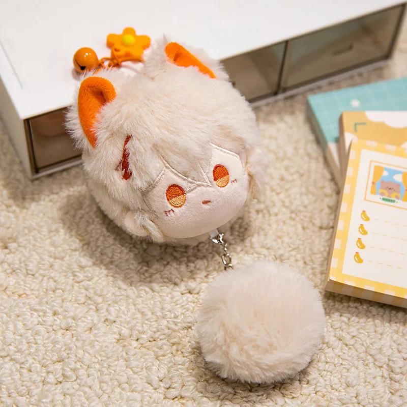 Adorable Genshin Impact Plush Pendant Xiao Ayaka Kokomi Tartaglia Kawaii Anime Doll Keychain Backpack Decor Birthday Gifts