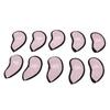 10 PCS Golf Club Head Covers Golf Iron Pole Net Cover Club Protective Head Covers with Numbers Pink