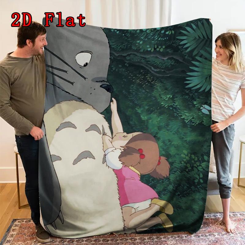 Cute Chinchilla 2D Flat Pattern Flannel Blanket High quality All Seasons Warmth and Comfort Perfect for Christmas Gifts.NMT0928414
