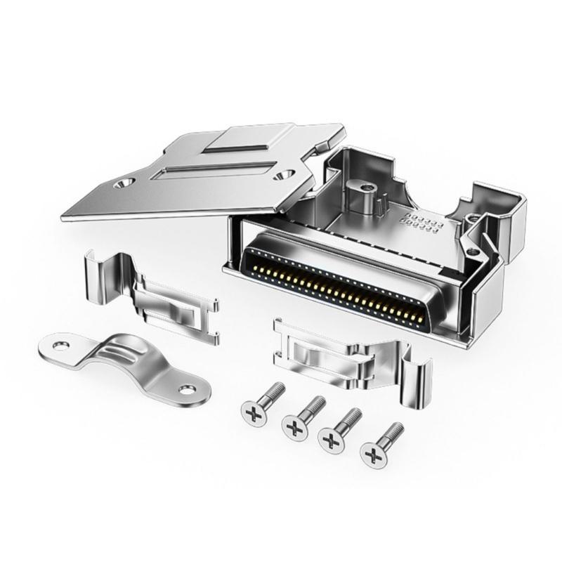 Multiple Style SCSI Female Connectors for Wiring with Copper Contacts Plug and Play Metal Housing SCSI Cable Adapter