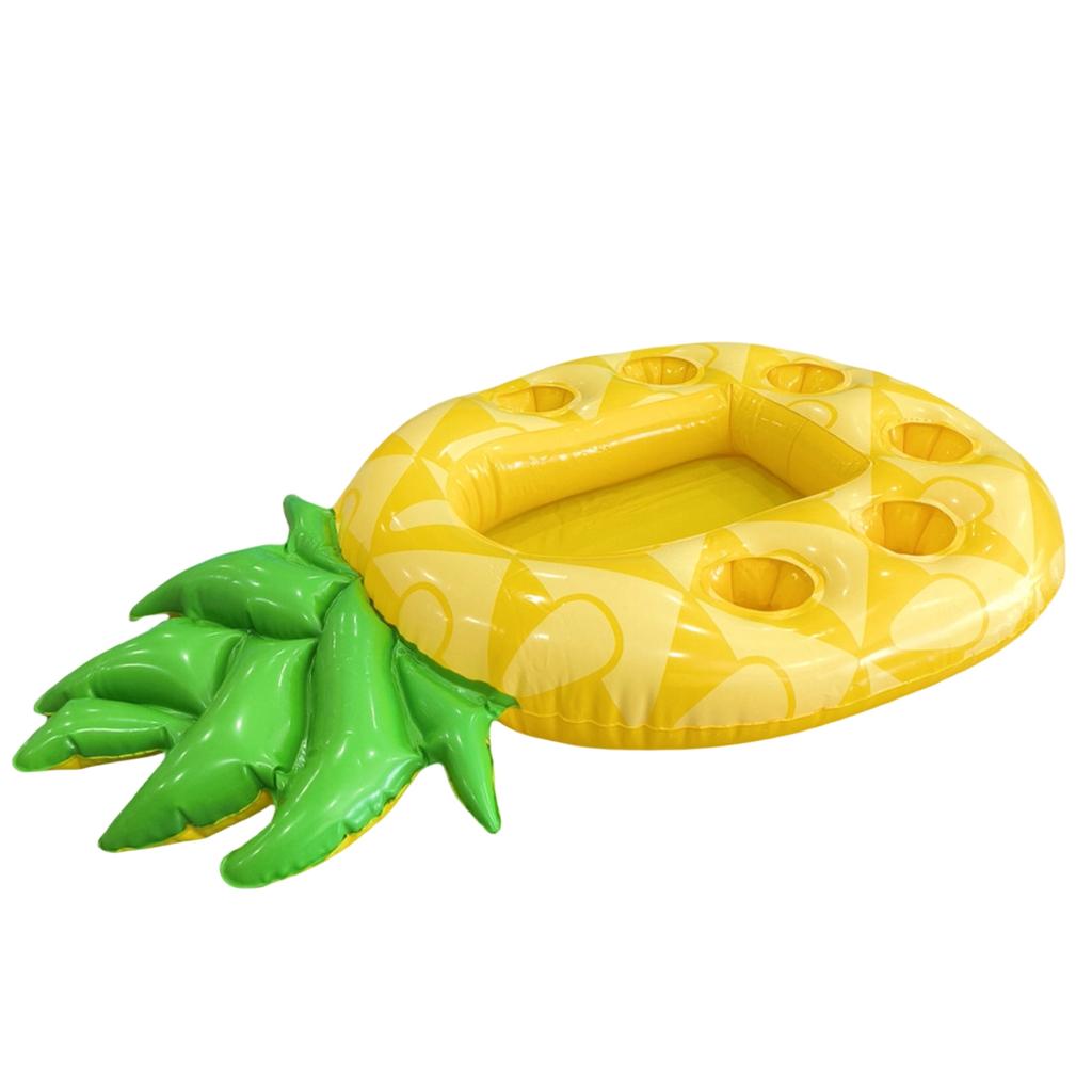Inflatable Cup Holder Platter, Party Food And Beverage Tray, Pool Party Supplies