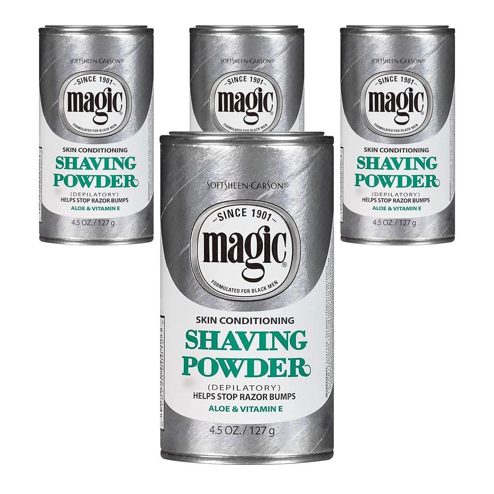 

Магическая пудра для бритья с кондиционирующим эффектом Алоэ и витамин Е, 127 г, 6 штук