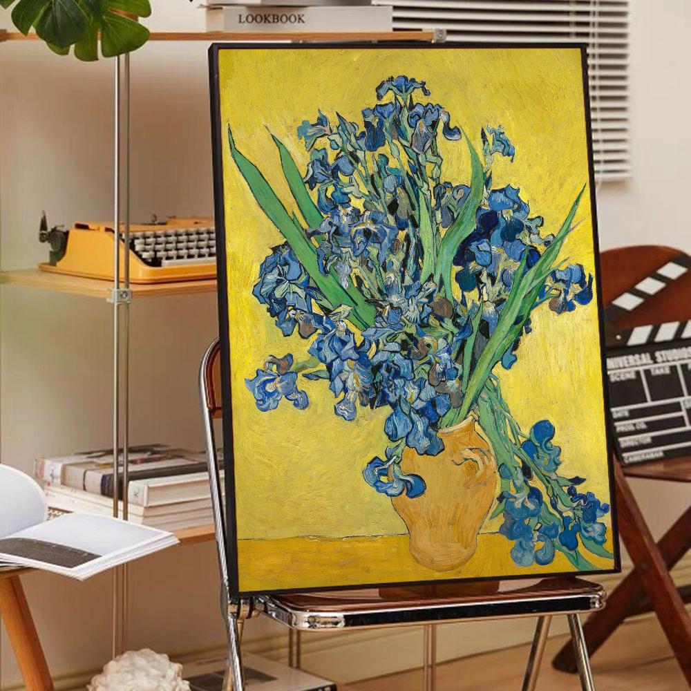 Art Painting Van Gogh Poster Self-adhesive Art Poster Whitepaper Prints Posters Artwork Aesthetic Art Wall Painting
