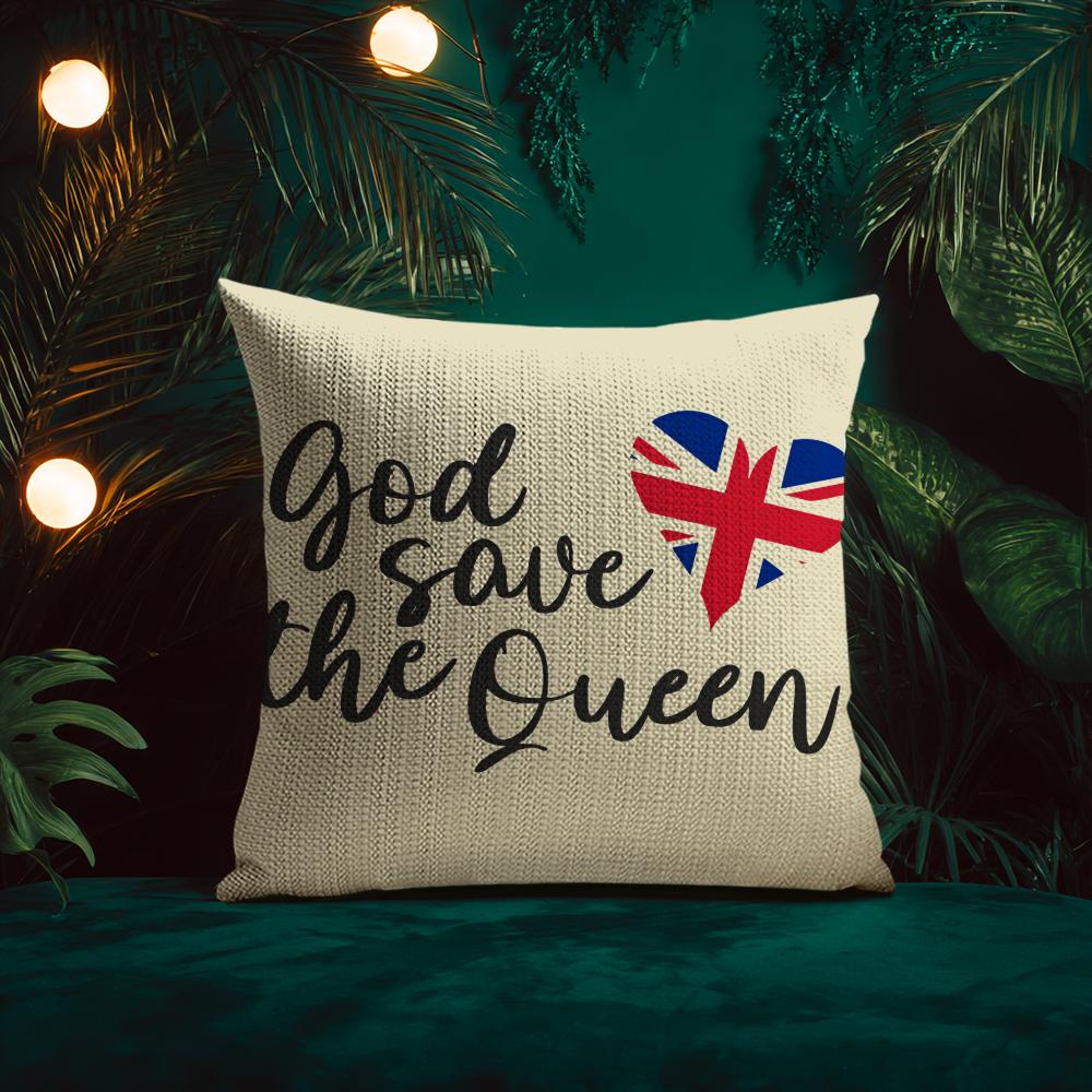 The Queen Fashionable And Luxurious Design Cushion Cover Silky elegant Comfort Sofa Bed Invisible zipper Beach pillowcase