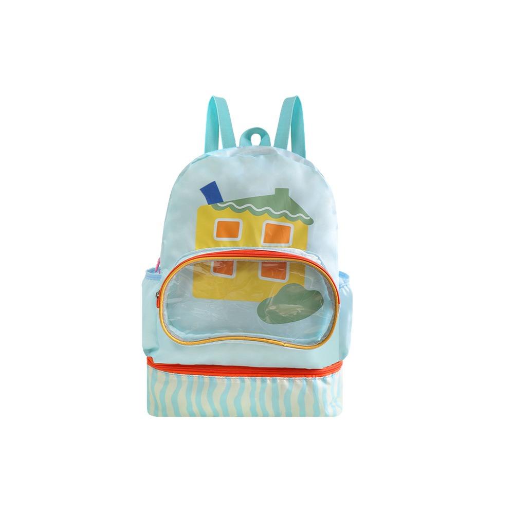 Waterproof Swim Backpack Wet Dry Separation Children's Swimming Bag Swimwear Storage