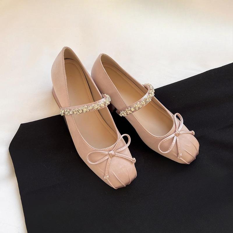 New Height-increasing Rhinestone One-strap Women's Shoes