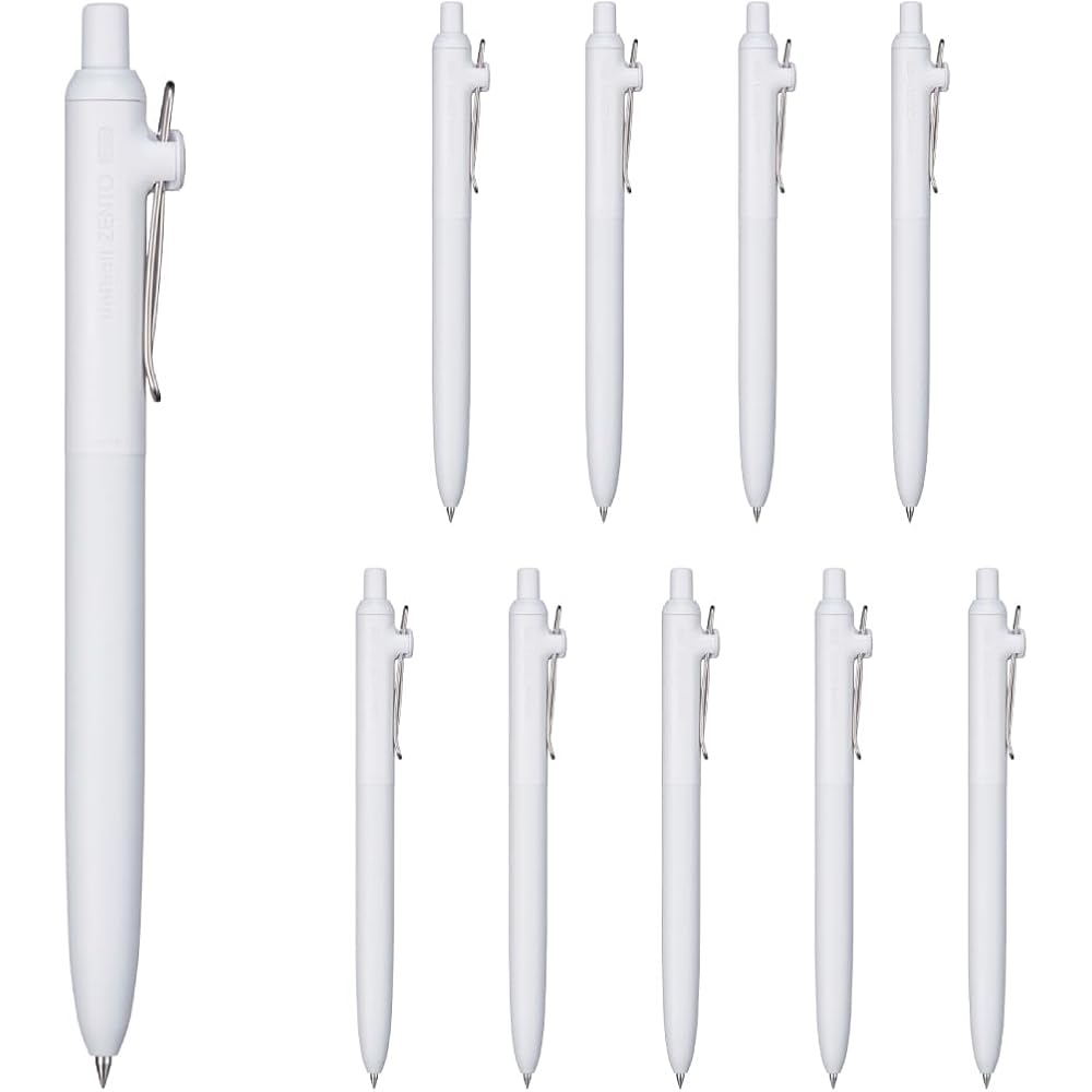 Mitsubishi Pencil Water-based Ballpoint Pen Uniball Zento Standard 0.38 Sea Pack of 10 UBNZSC38.8...