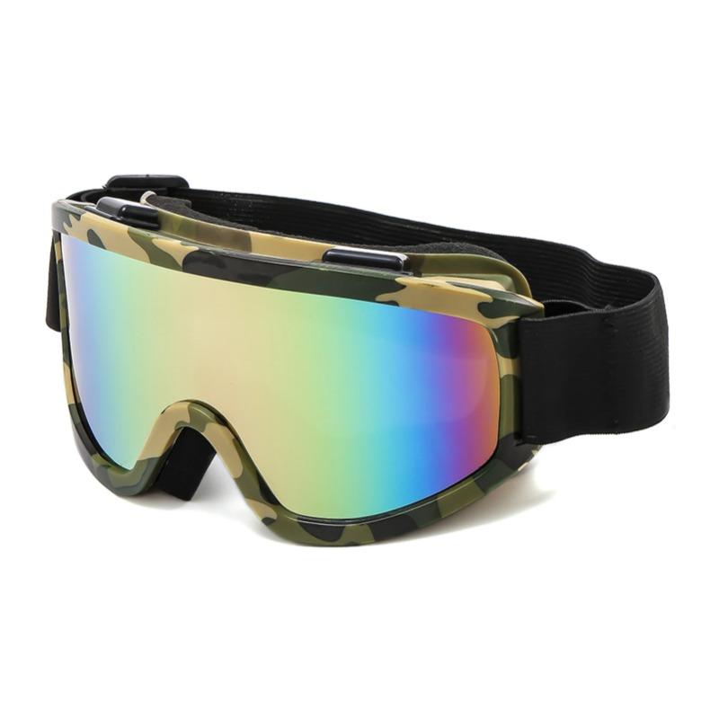 Fashion Large Frame Anti Fog Women Men Goggles Lens Anti-Collision Anti-Glare Lens Outdoor Sport Snow Snowboard Eyeglasses