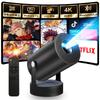 Nový pro projektor pro domácí použití s Android TV 4K stropní domácí Bluetooth HiFi integrovaný automatický lichoběžníkový korektor připojuje se k PlayStation a DVD obsahuje