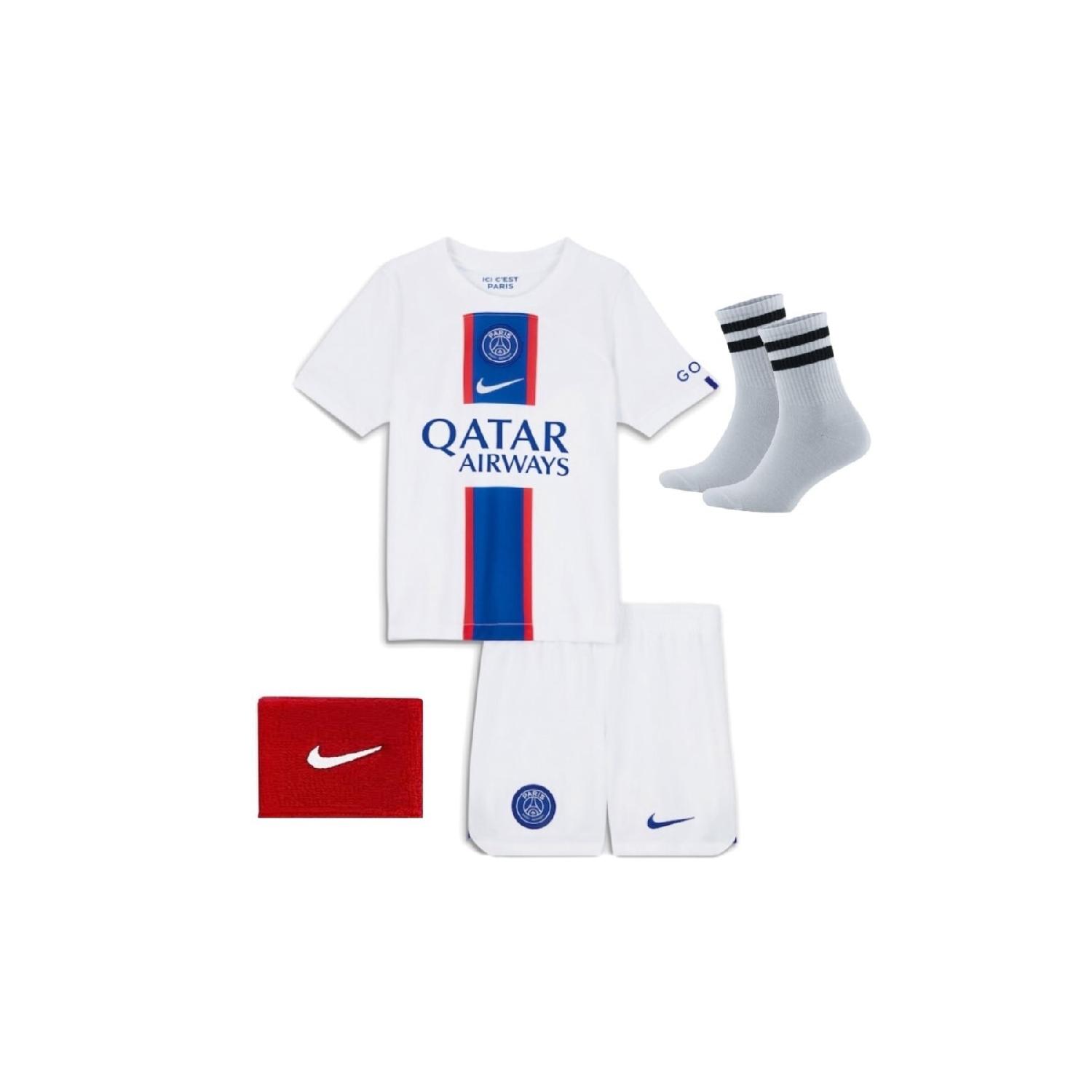 

Комплект из 4 детских футбольных футболок Paris Saint Germain Neymar, сезон 22/23