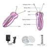 Ladies Facial Hair Remover Electric Women's Beauty Epilator Facial Threading Hair Removal Shaver Face Massager Pull Faces Delicate Device Depilation (