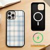 Forest Grid Style   Phone Case For iPhone17,16,15,14,13,12,11 Plus,Pro Magnetic with Magsafe Wireless Charging