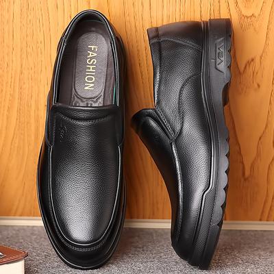 Herren Casual Business Schuhe Echtes Leder Herren Slipper Loafers Herren Bequeme Fahr-Flats