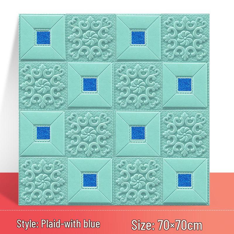 3D Waterproof Self-Adhesive Bedroom Wallpaper for Home Decoration