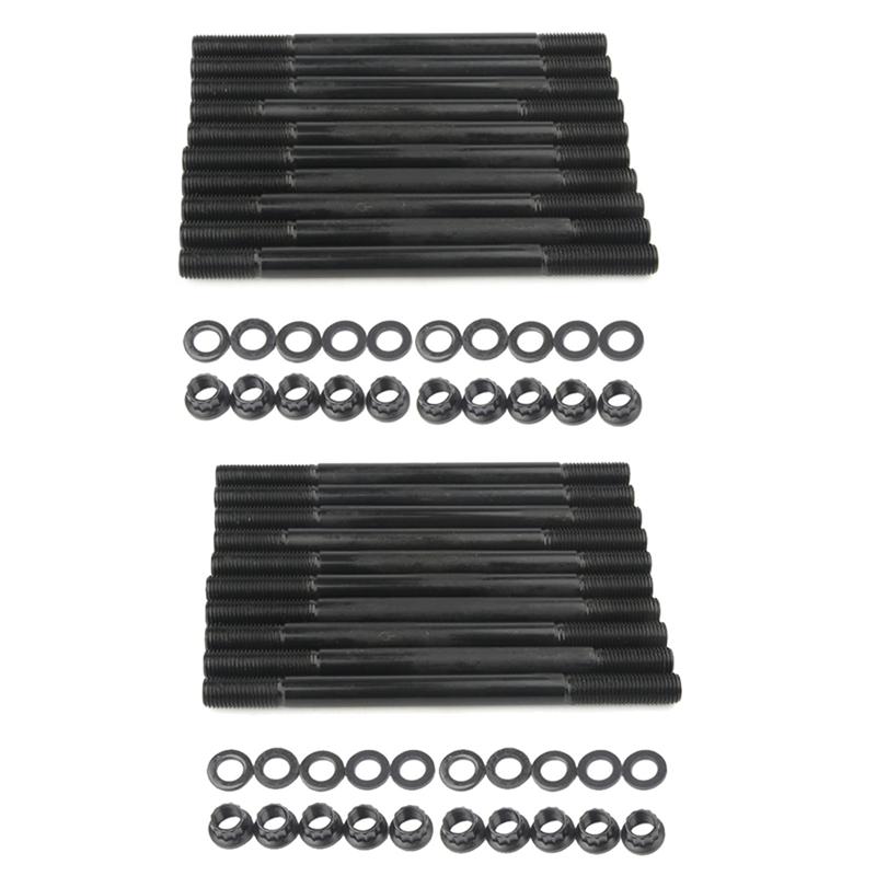 

20X For ARP 208-4305 Cylinder Head Stud Kit For Honda Civic 1996-2000 D16Y7 Y8 чёрный