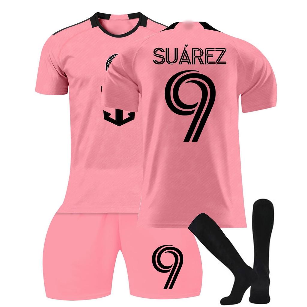 2425 Miami Home Football Jerseys Shorts Socks Set New Shorts Socks Adult Sizes Outfits