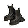 British Martin boots autumn and winter new platform short boots Chelsea cigarette boots