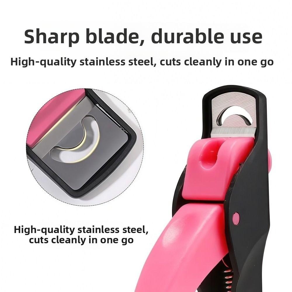 Splash Protection Acrylic Fake Nail Clippers Built-in Nail Buffer Nail Tools For Acrylic Nails