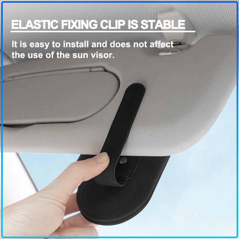 Car Leather Glasses Clip Sun Visor Multi-function Sunglasses Clip For Opel Astra C G H Insignia J K Zafira B Corsa Vectra C Corsa C