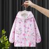 Children's Waterproof Stain-Resistant Raincoat and Down Jacket for Boys and Girls