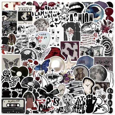 100 Desenhos Animados Downtown Girl Adesivos Graffiti DIY Decorativos Guitarra Caderno Mala DIY À Prova d'Água